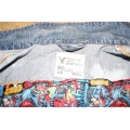 Джинсовый жилет "Супермен", размер L