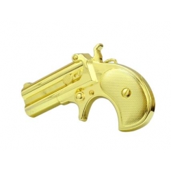 Пряжка на ремень "Золотой пистолет"