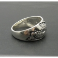 Серебряное кольцо 925 пробы "Дракон"