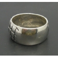 Серебряное кольцо 925 пробы "Шина"