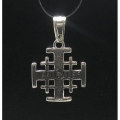 Серебряная подвеска 925 пробы "Иерусалимский крест"