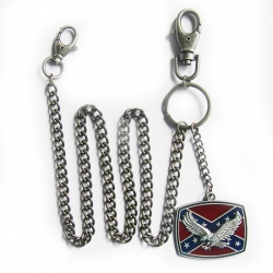 Цепь для бумажника / ключей "Confederate Eagle"
