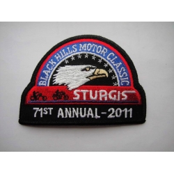 Нашивка "Sturgis 2011" 9.5х7 см.