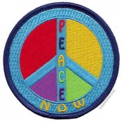 Нашивка "Peace" 7.5 х 7,5 см.