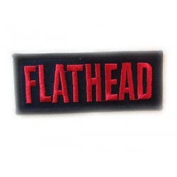 Нашивка "Flathead" 10 х 4,5 см.