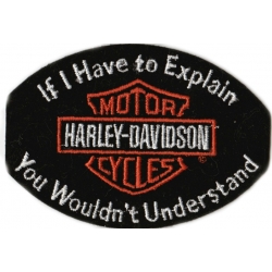 Нашивка "Harley Davidson" 11 х 8 см