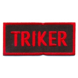 Нашивка "Triker" 8х4 см.