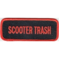 Нашивка "Scooter Trash" 10 х 4 см.