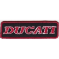 Нашивка "Ducati", 8 х 2.3 см