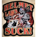 Нашивка "Helmet Laws Sucks" 