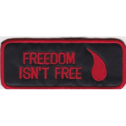 Нашивка "Свобода - не бесплатна"