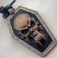 3D-Медальон на каучуковом шнурке из коллекции "Dark side"
