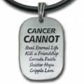 Подвеска "Cancer cannot..."