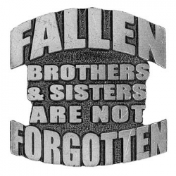 Значок "Ушедшие в мир иной братья и сестры навсегда в нашей памяти"