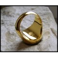 Позолоченный перстень "Масон"