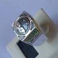 Перстень "Разведка" из серебра 925 пробы.