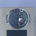 Перстень "ВМФ" из серебра 925 пробы.