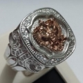 Перстень "Герб России" из серебра с позолотой