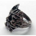 Массивный серебряный перстень "Вервольф"