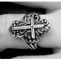 Серебряный перстень "Крест"