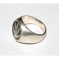 Массивный серебряный перстень