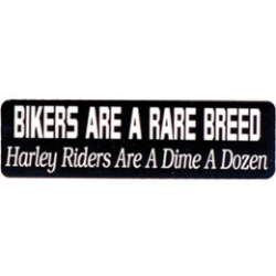 Виниловый стикер на шлем/мотоцикл "Байкеры-редкая порода..."
