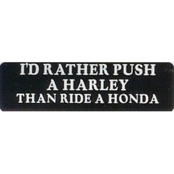 Виниловый стикер на шлем/мотоцикл "Я могу продать свой харлей..."