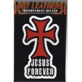 Виниловый стикер "Иисус навсегда"