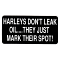 Виниловый стикер на шлем/мотоцикл "Харлей не течет маслом, он просто помечает территорию"
